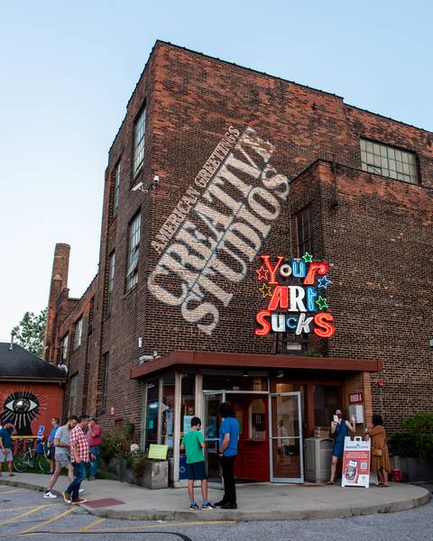 The exterior of 78th Street Studions—the former Baker Motor Vehicle Company.